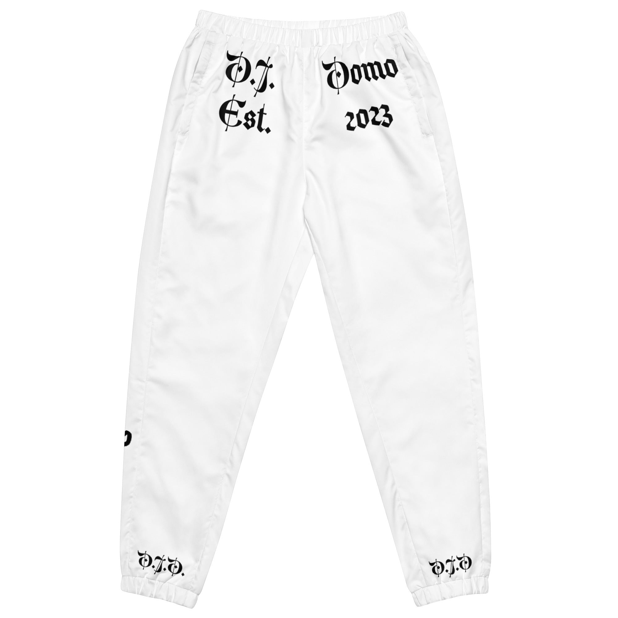 "Destiny & Purpose" Unisex Track Pants White/Black