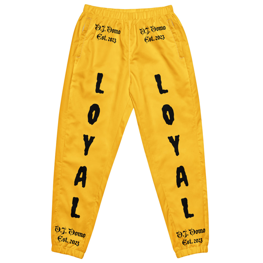 D.J. Domo "LOYAL" Unisex Track Pants Gold/Black