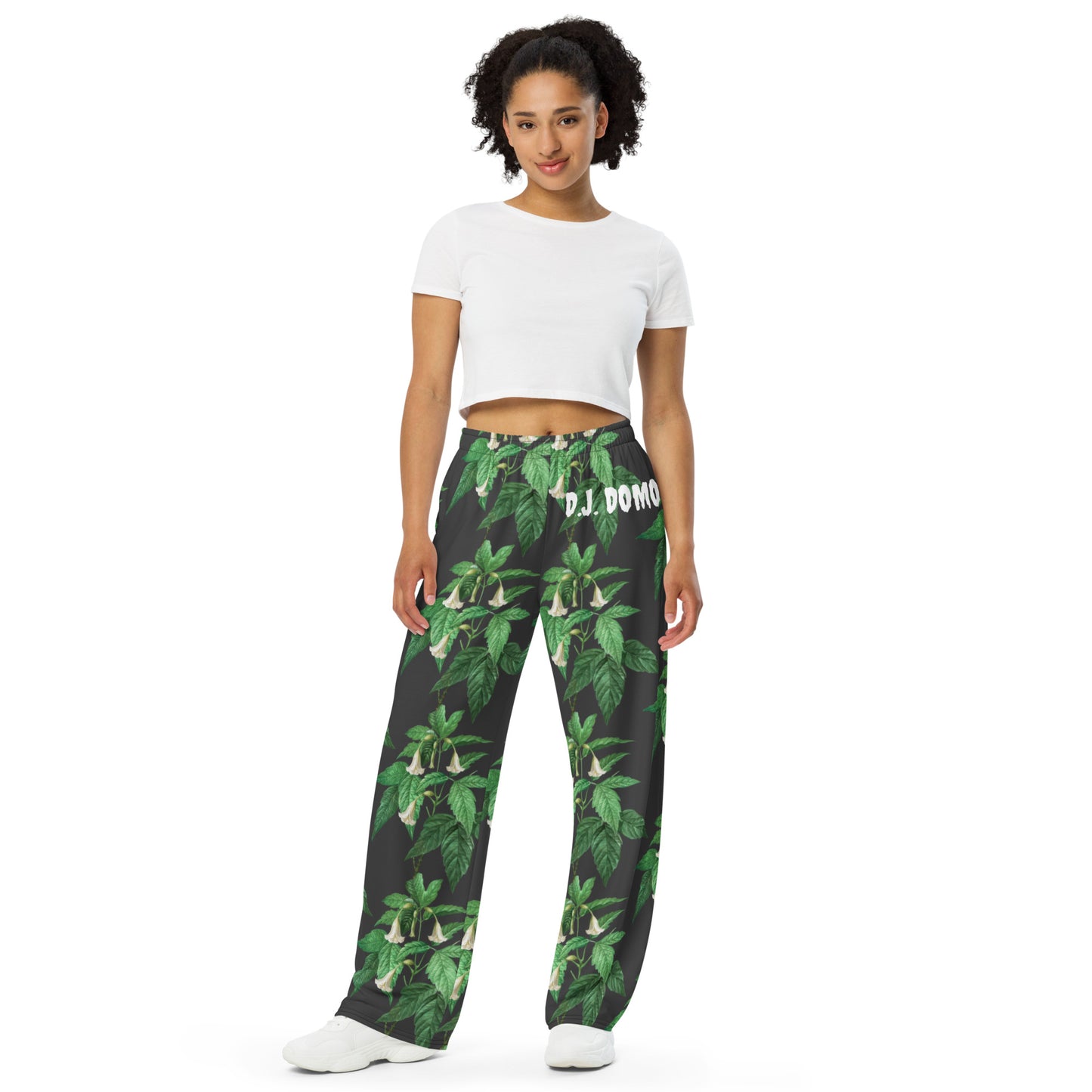 D.J. Domo "Leaf" Unisex Wide-Leg Pants