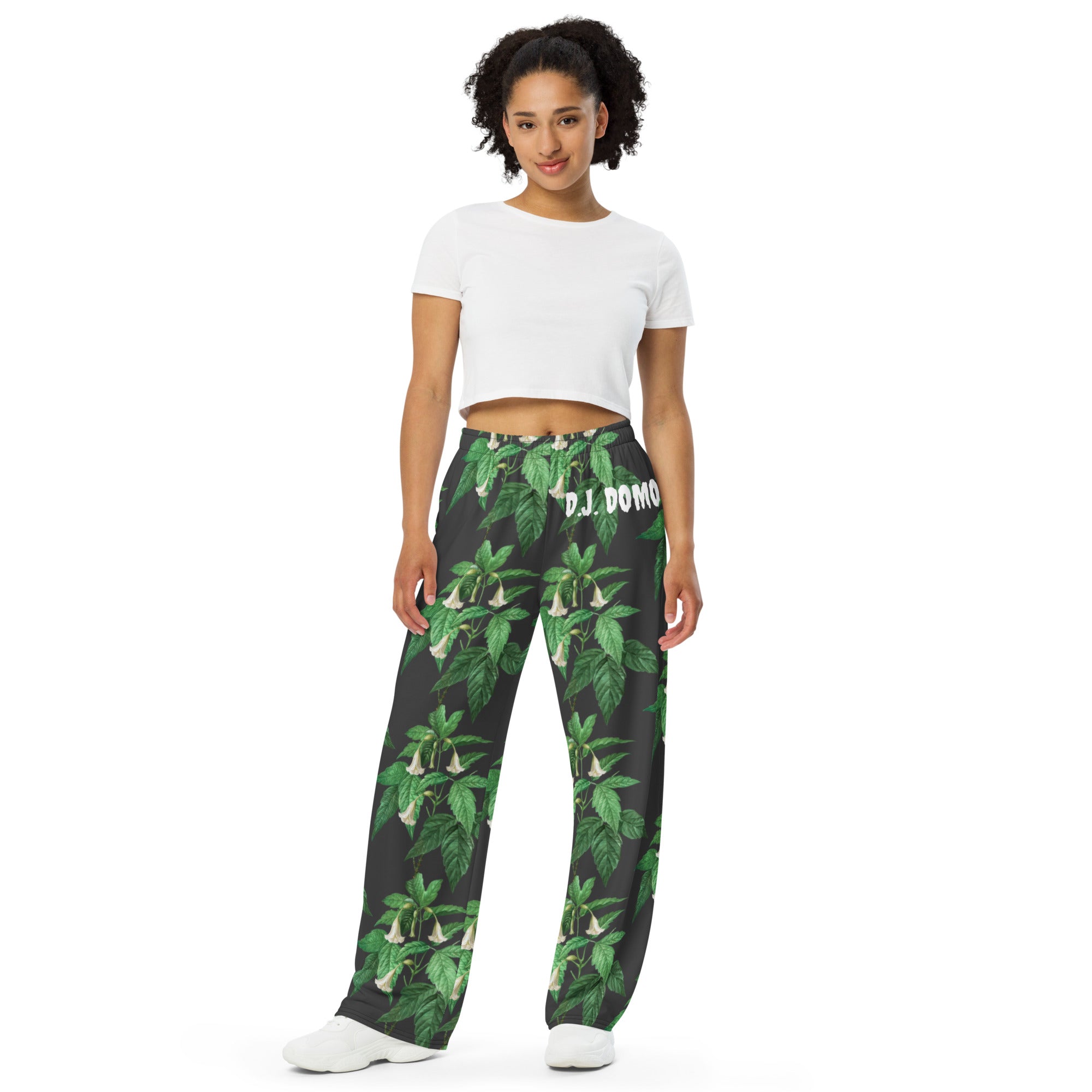 D.J. Domo "Leaf" Unisex Wide-Leg Pants
