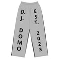 D.J. Domo "Est" Unisex 2 Tone Wide-Leg Pants Gray/Black