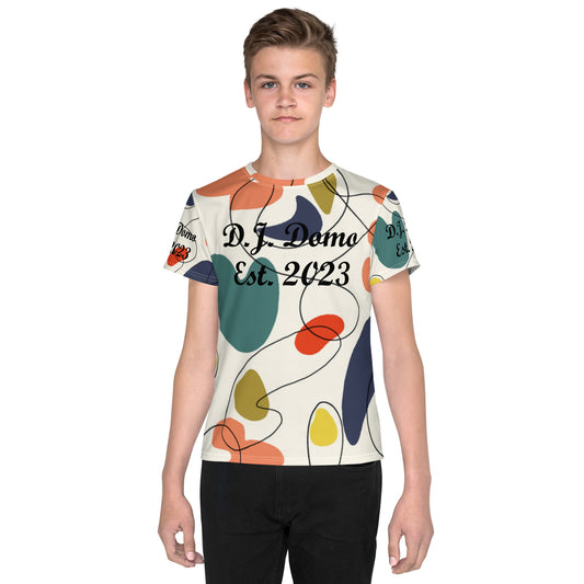 D.J. Domo "Linez" Youth Unisex Crew Neck T-Shirts