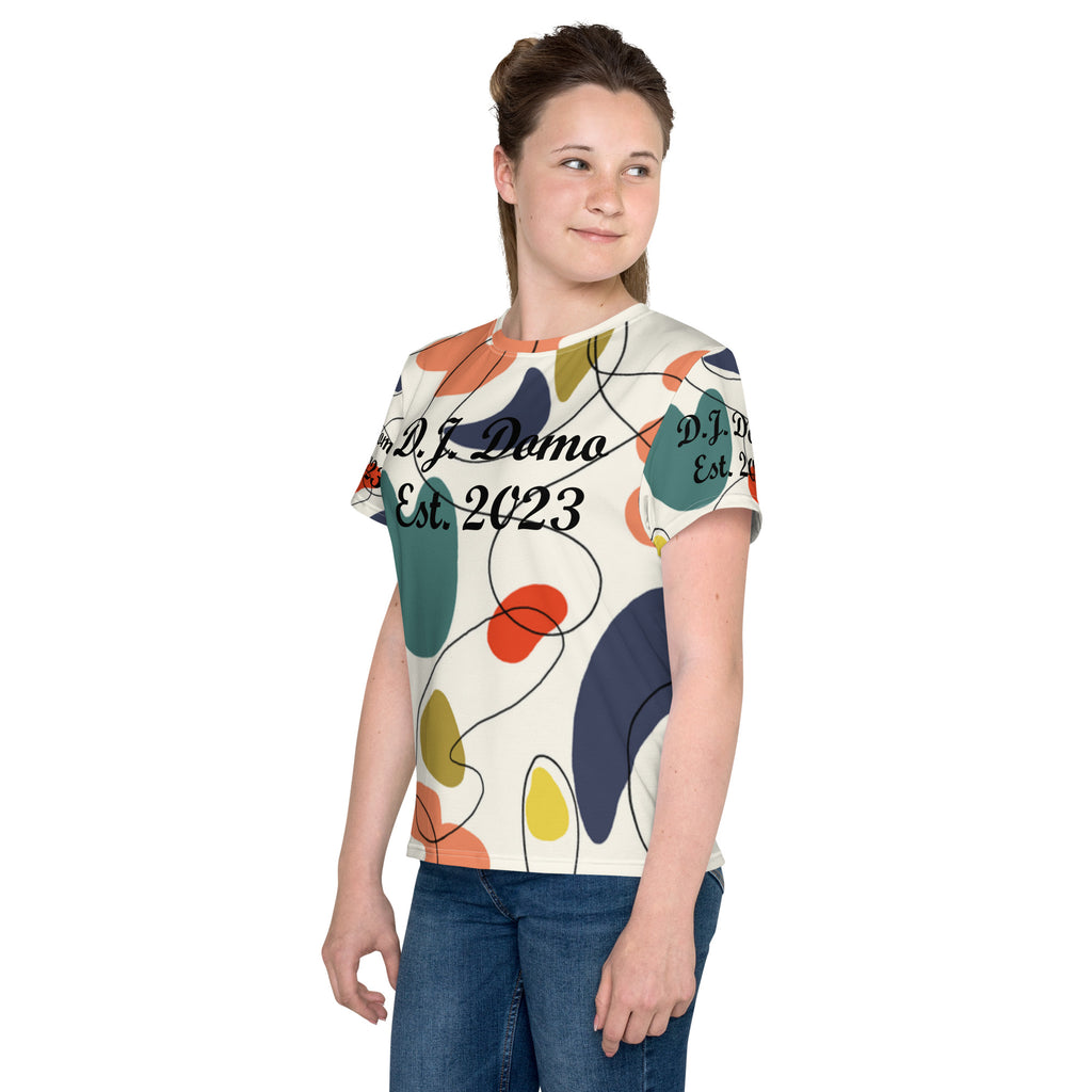 D.J. Domo "Linez" Youth Unisex Crew Neck T-Shirts