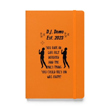 D.J. Domo "Faith" Hardcover Bound Journal Notebook Multi Colors/Black