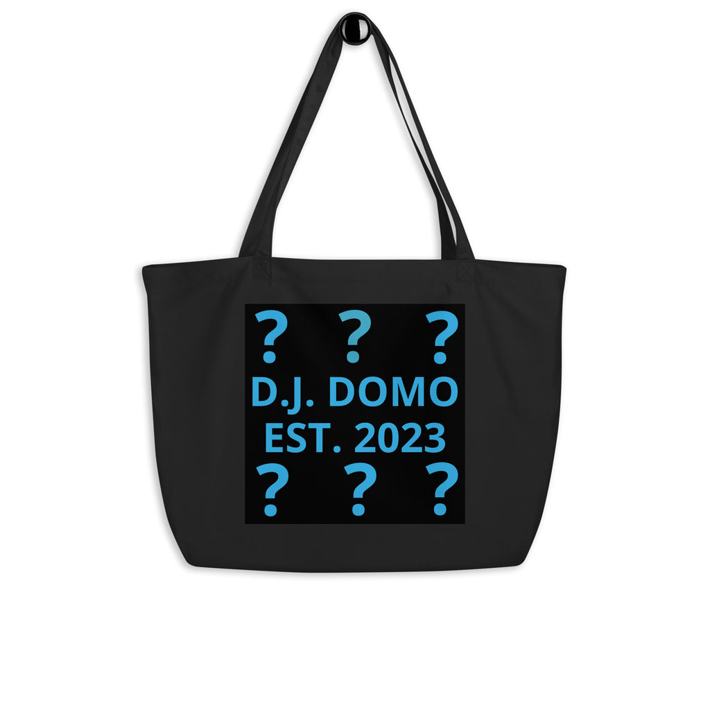"Produce Greatness" Large Tote Bag Black/Light Blue