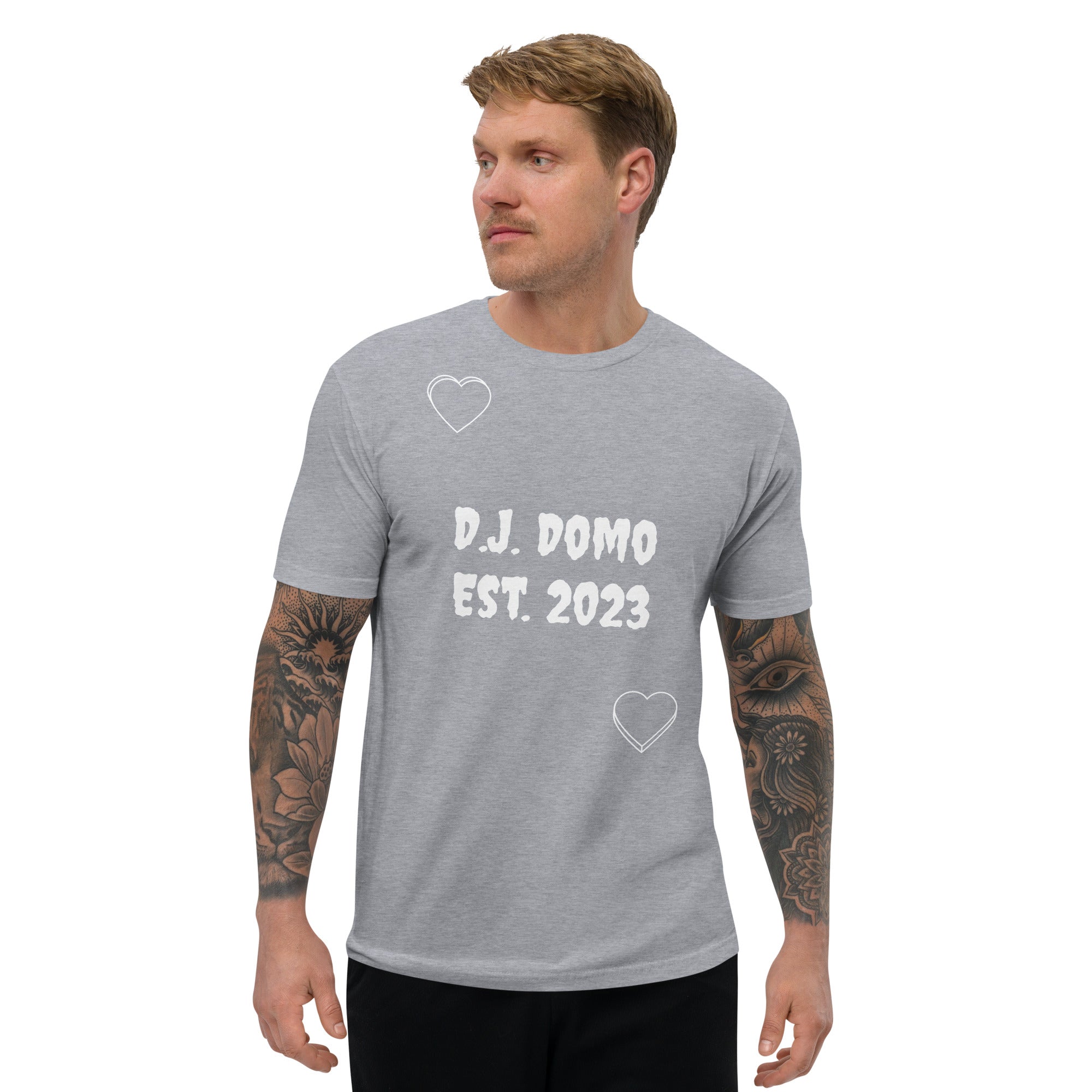 "Love Language" Men's Short Sleeve T-shirt Multi Color/White