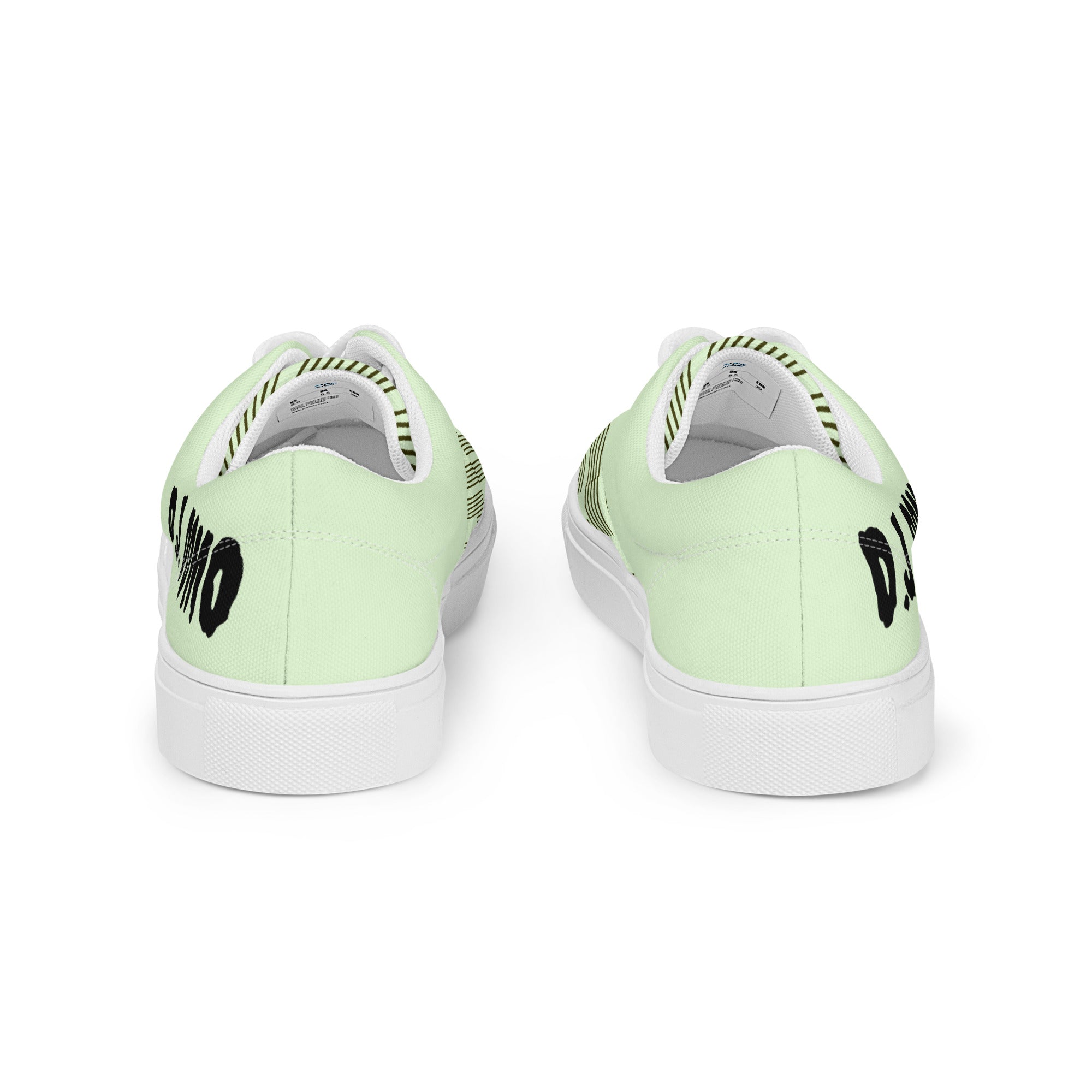 "In The Zone" Men Lace-Up Canvas Shoes Green