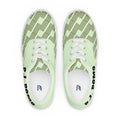 "In The Zone" Men Lace-Up Canvas Shoes Green