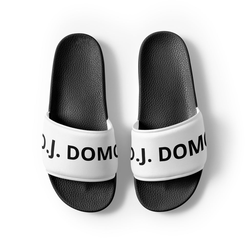 "Classic" Men Slides White/White or Black Bottoms
