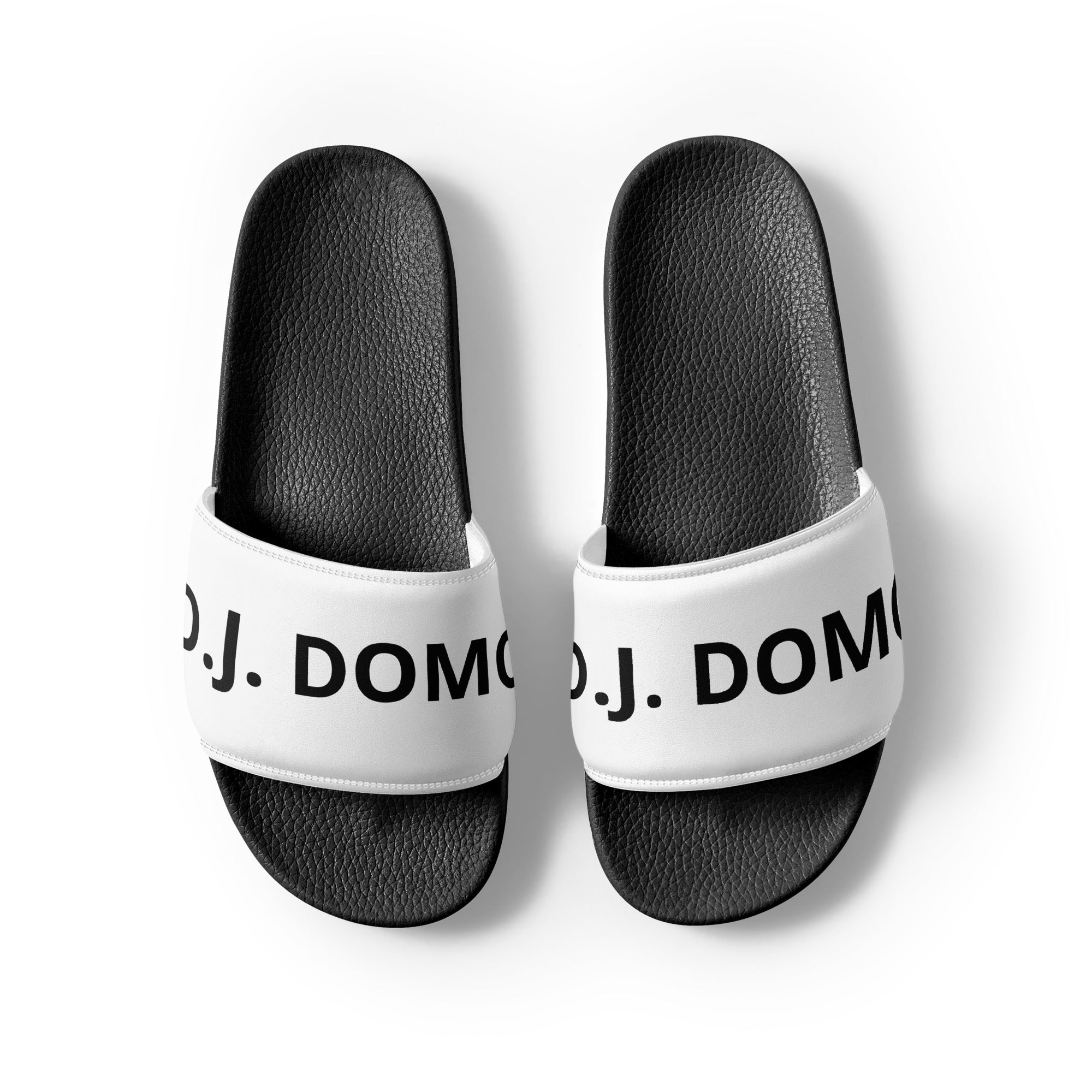 "Classic" Men Slides White/White or Black Bottoms