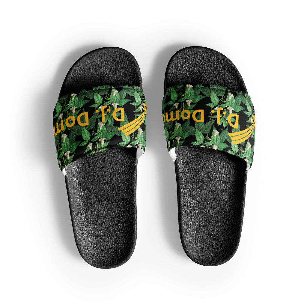 "Gold Star" Men Slides Black or White Bottoms