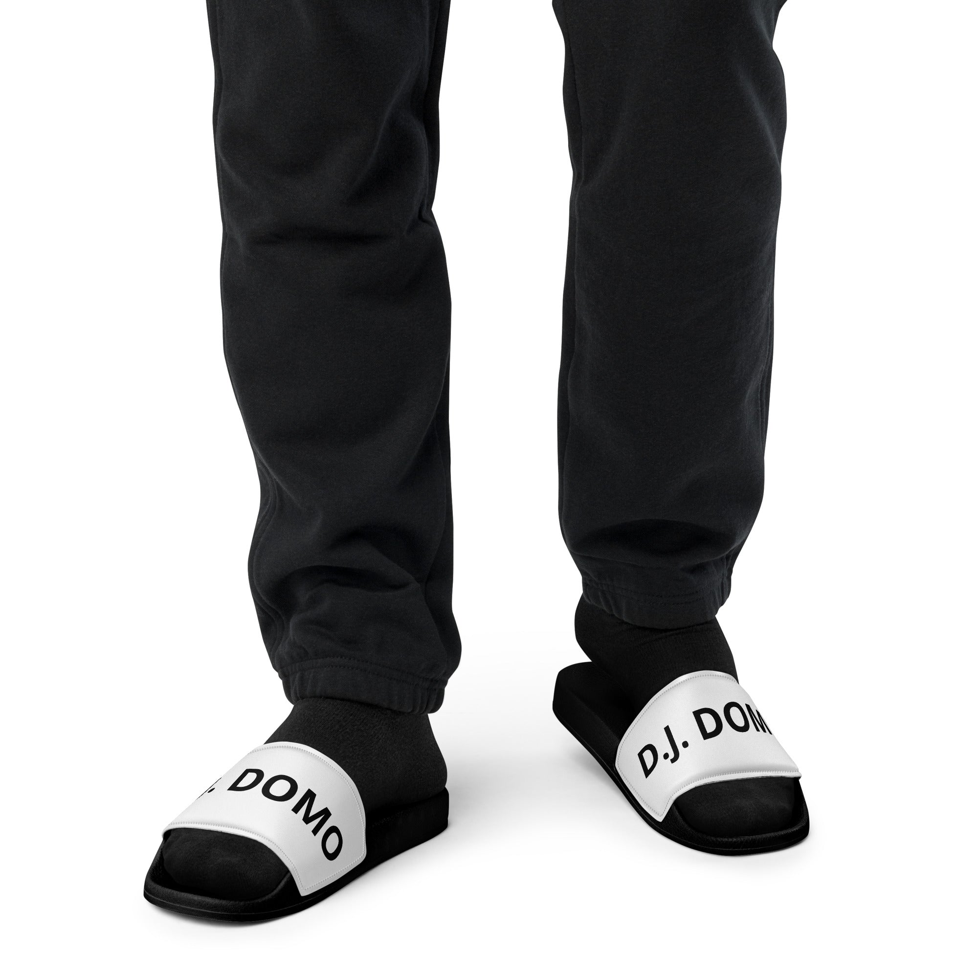 "Classic" Men Slides White/White or Black Bottoms