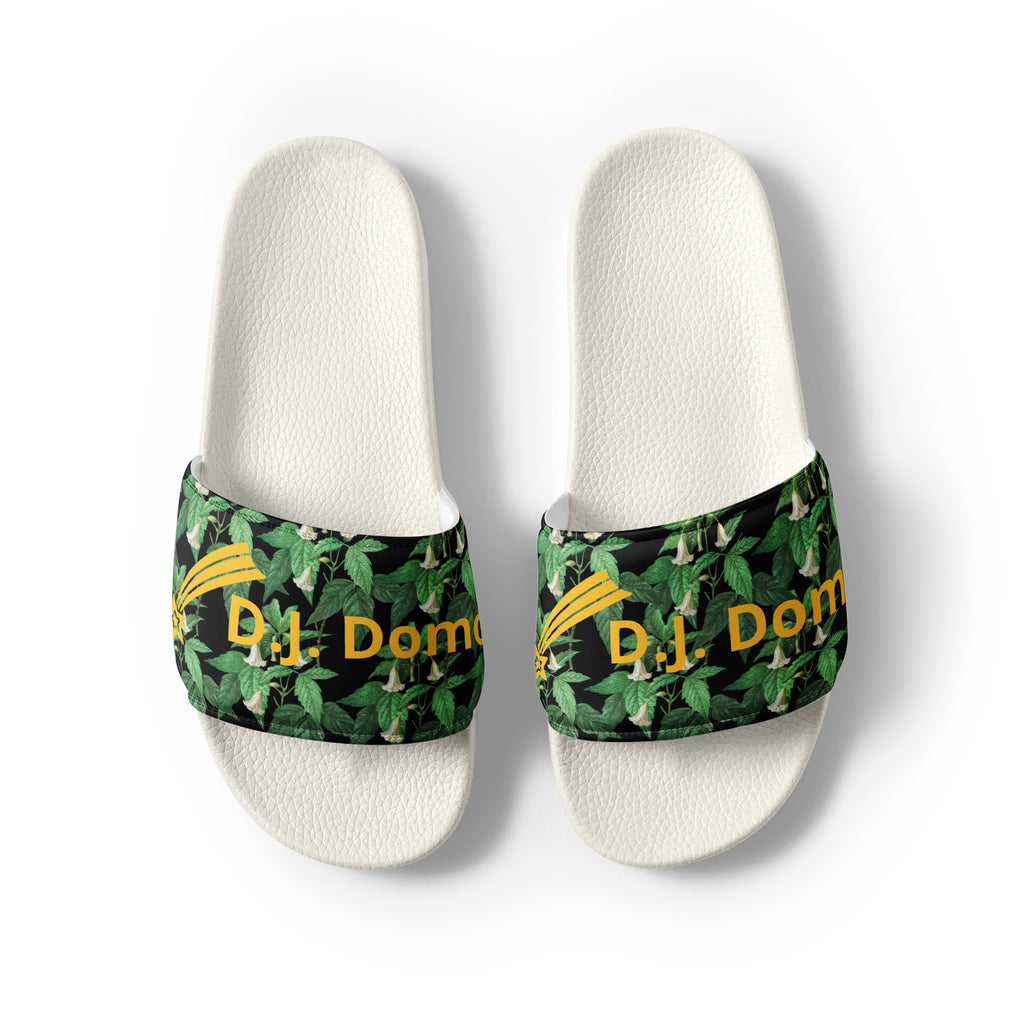 "Gold Star" Men Slides Black or White Bottoms