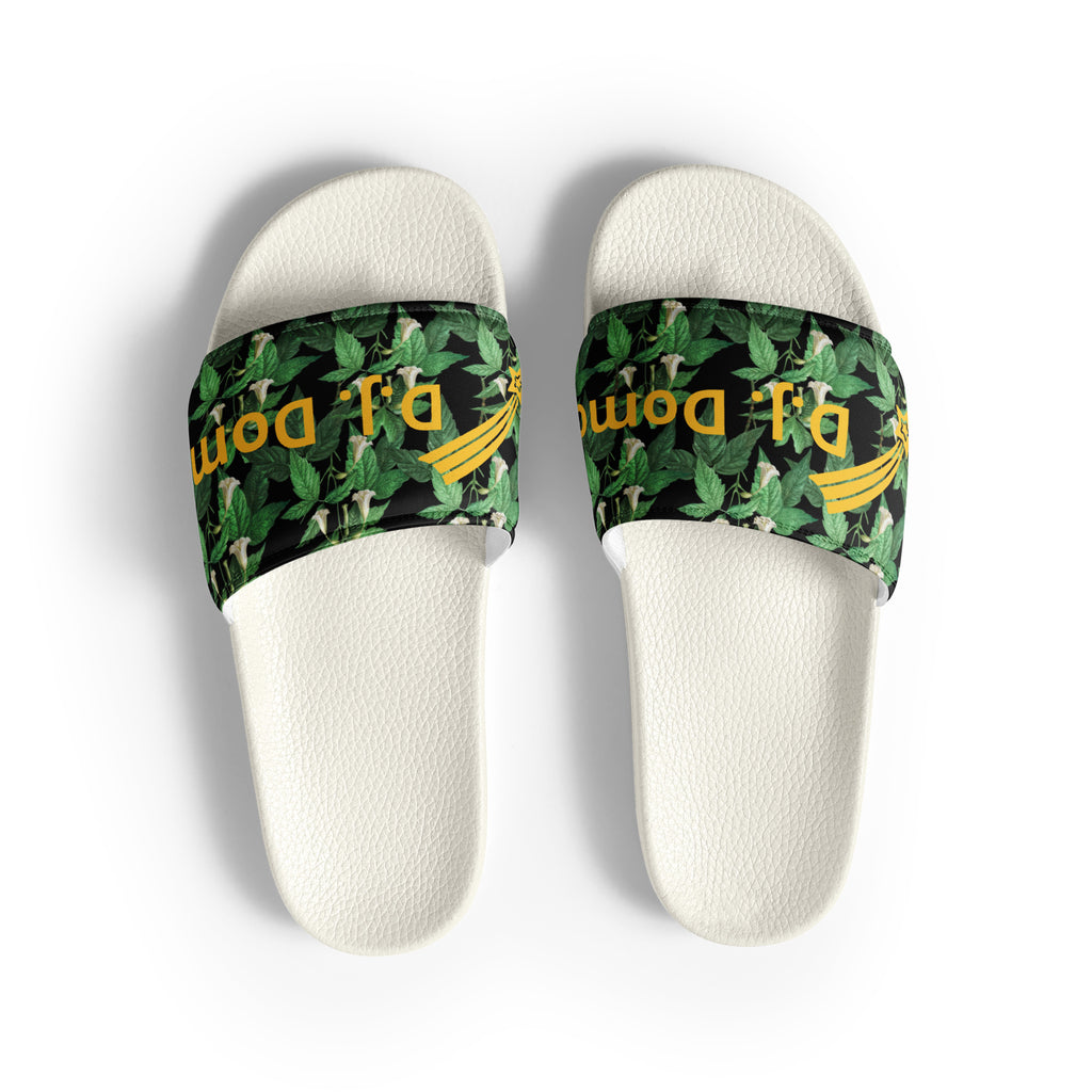 "Gold Star" Men Slides Black or White Bottoms