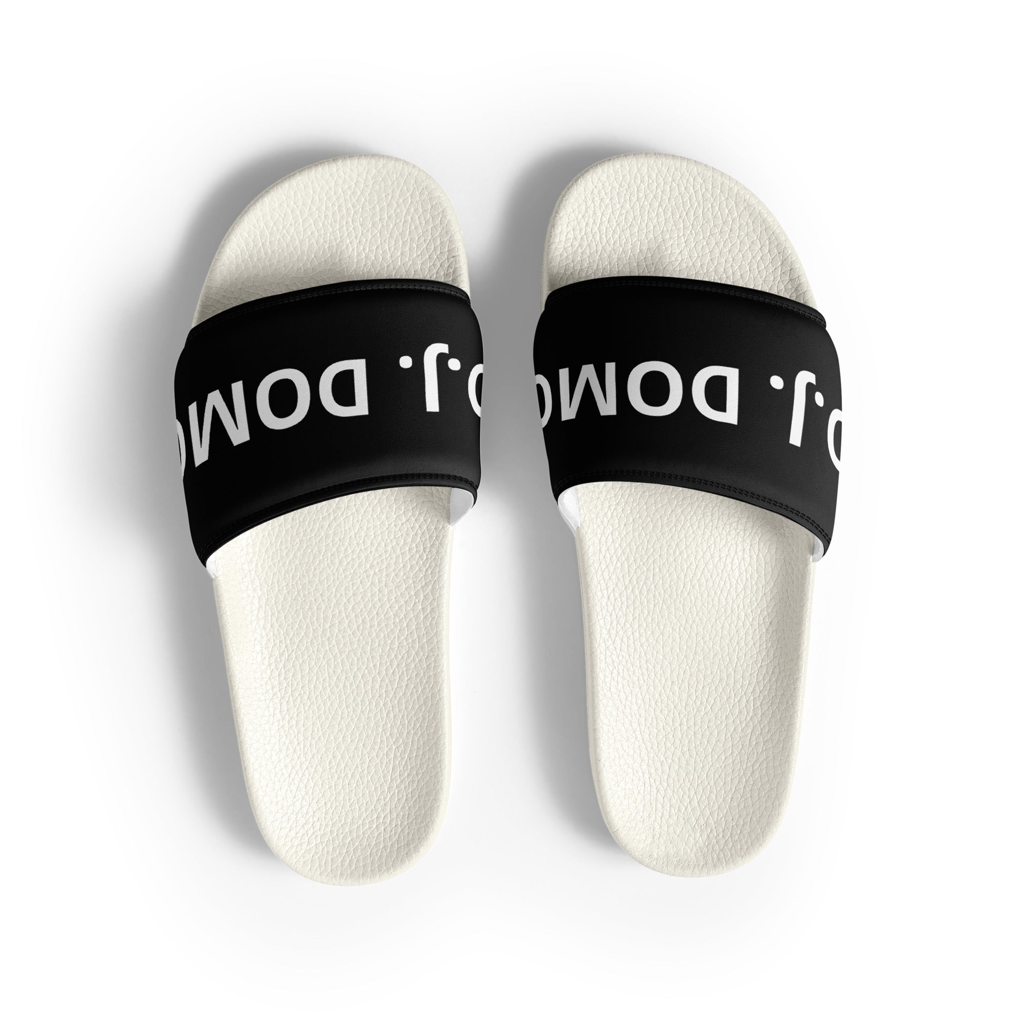 "Classic" Men Slides Black/Black or White Bottoms