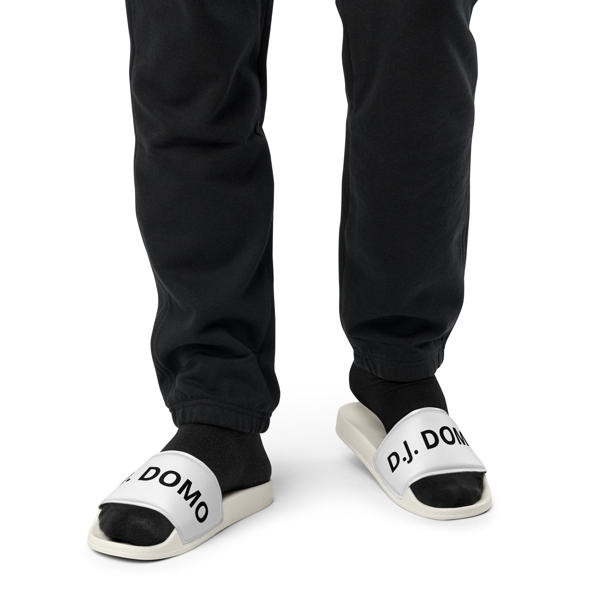 "Classic" Men Slides White/White or Black Bottoms