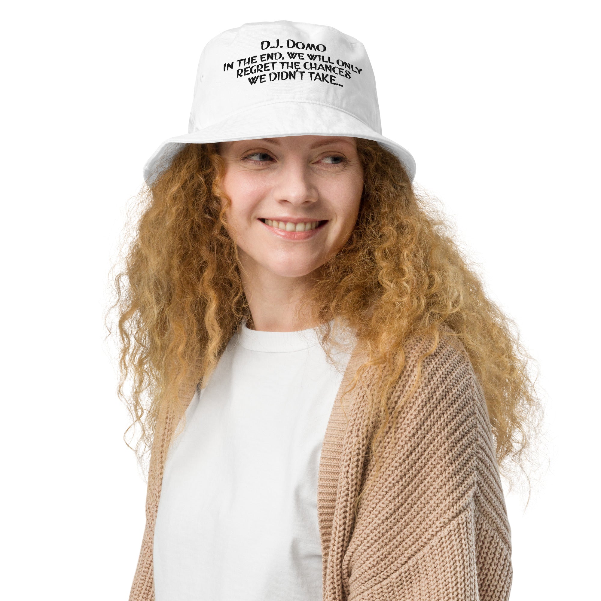 "REGRET" Bucket Hat Multi Colors/Black