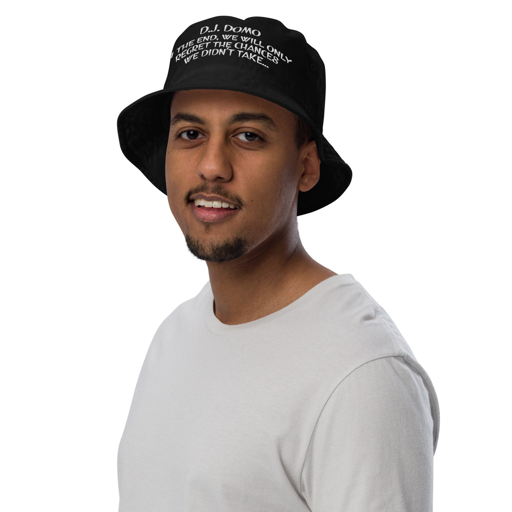 "REGRET" Bucket Hat Multi Colors/White