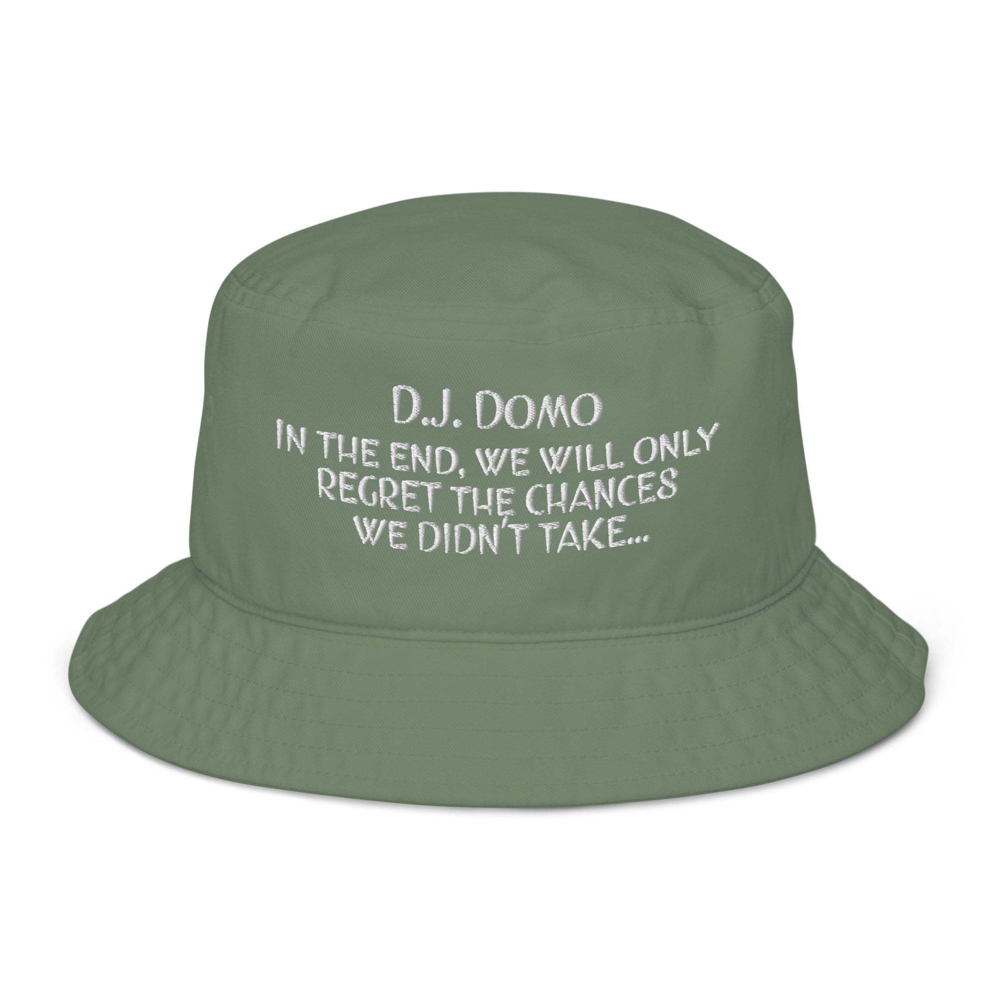 "REGRET" Bucket Hat Multi Colors/White