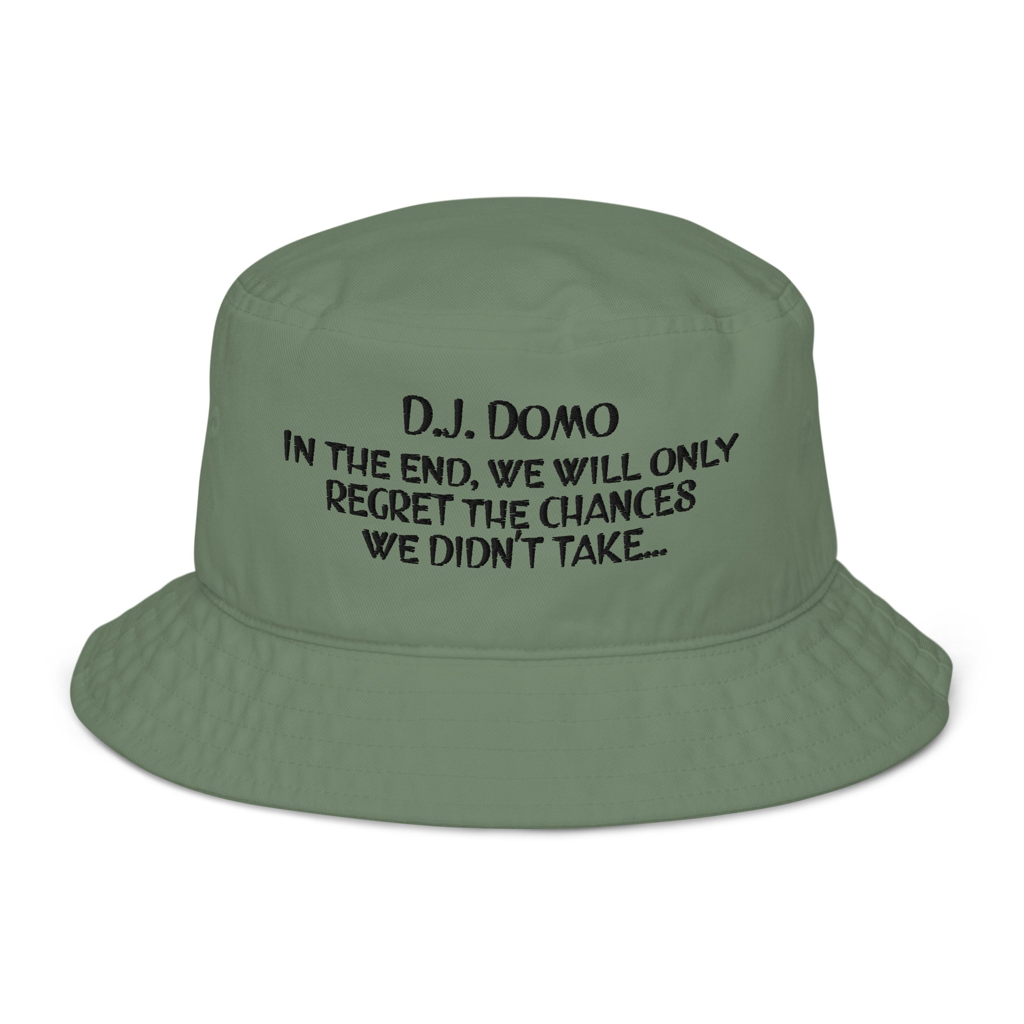 "REGRET" Bucket Hat Multi Colors/Black