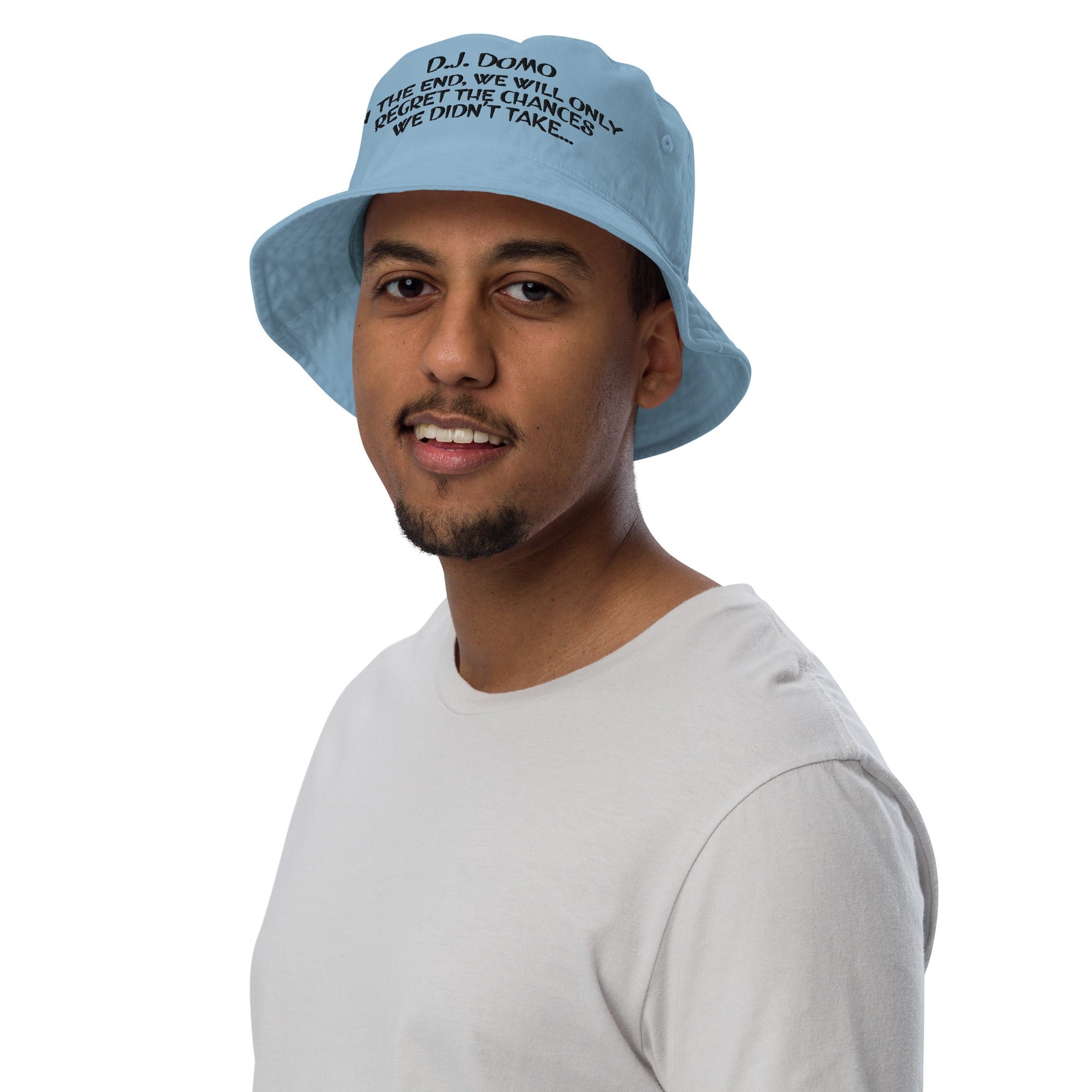 "REGRET" Bucket Hat Multi Colors/Black