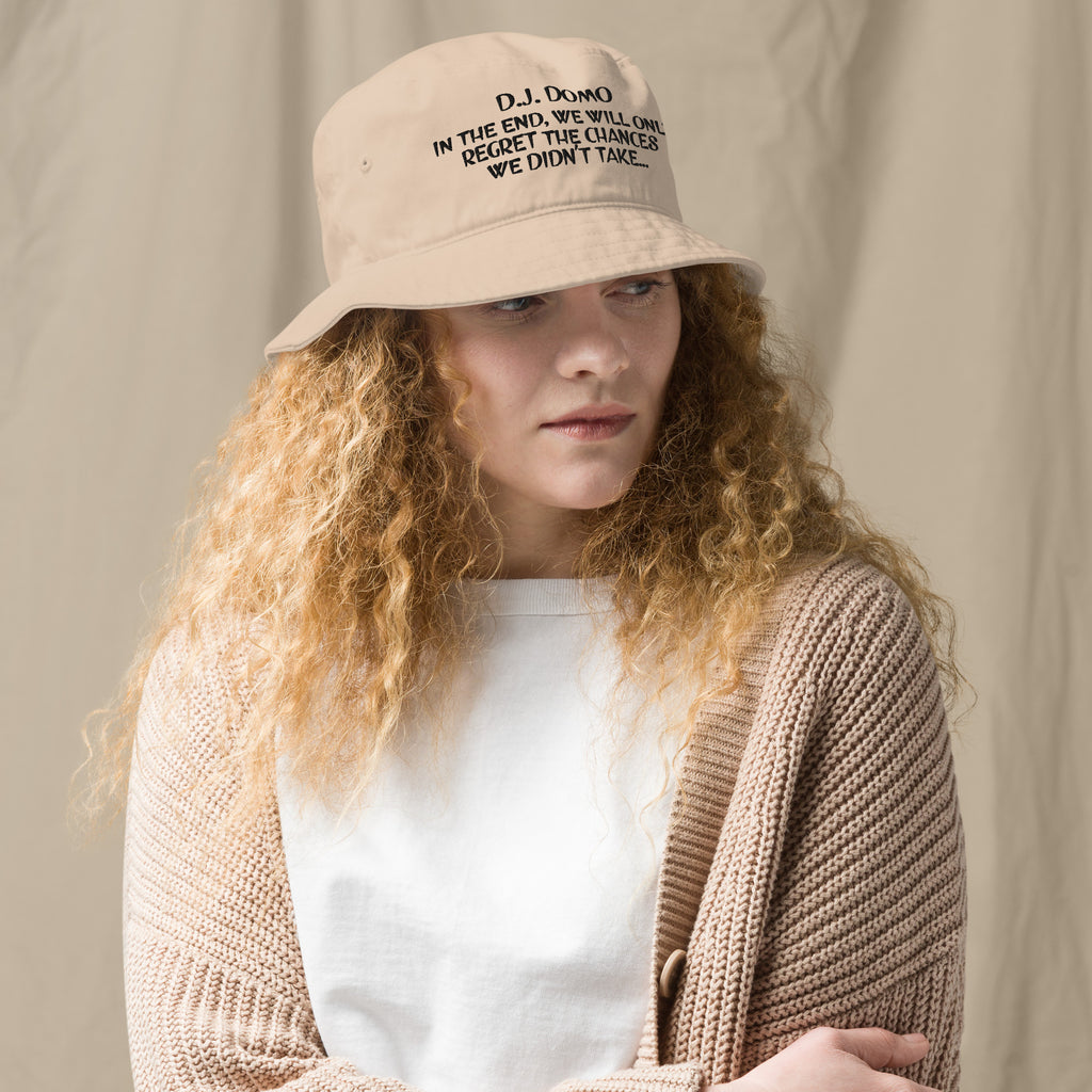 "REGRET" Bucket Hat Multi Colors/Black