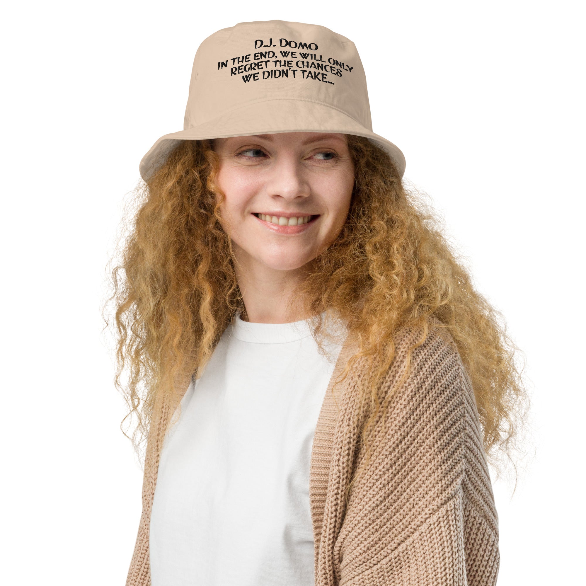 "REGRET" Bucket Hat Multi Colors/Black