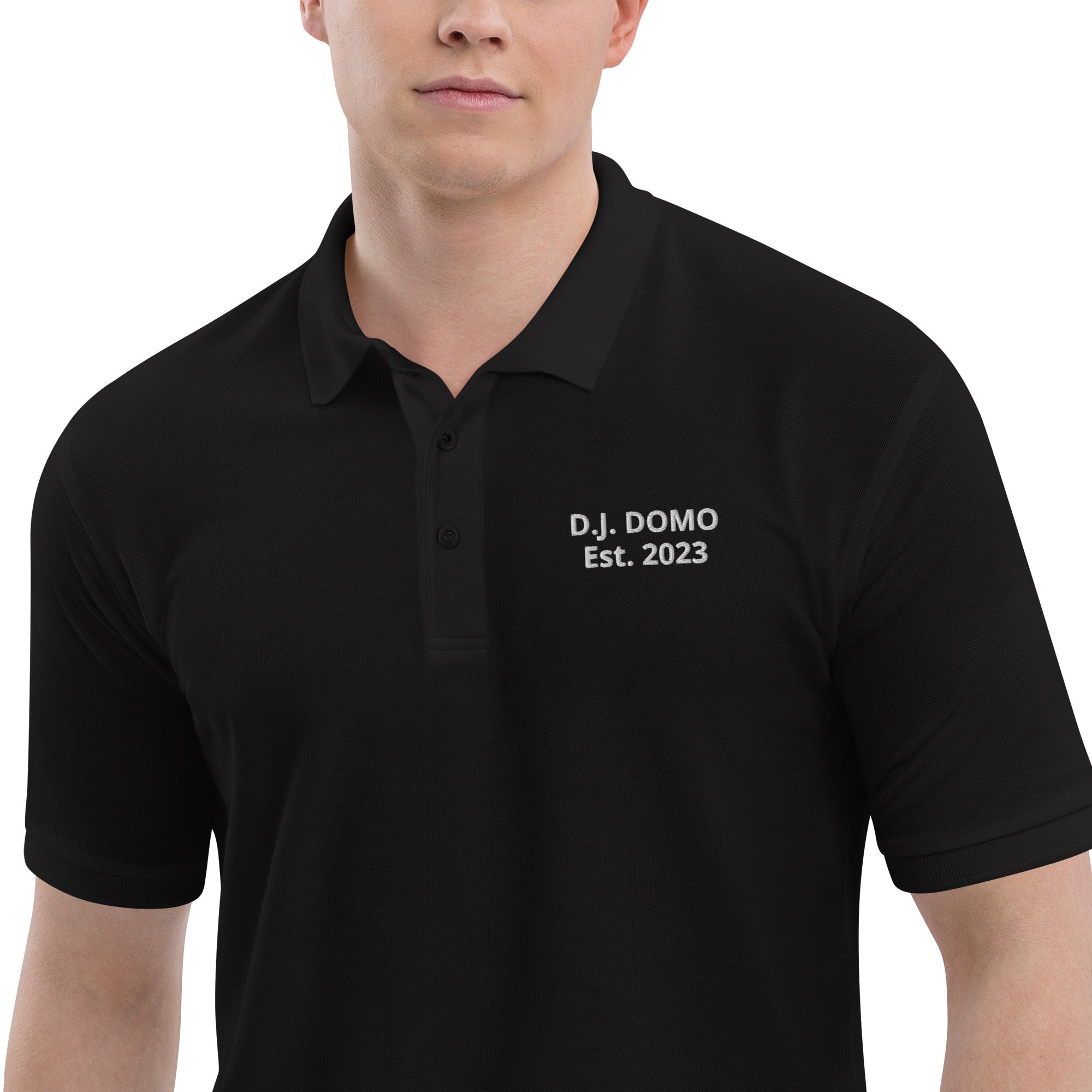"Est" Men's Premium Polo Multi Color/White