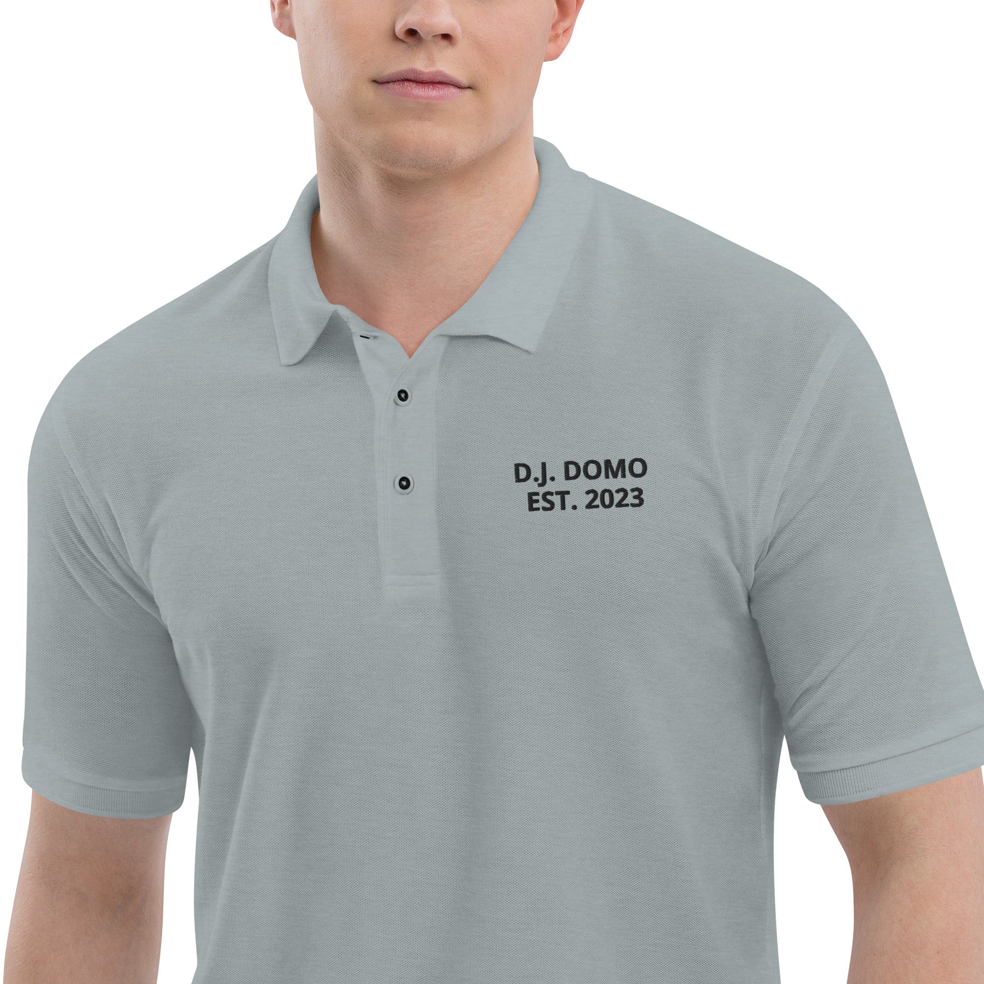 "Est" Men's Premium Polo Multi Color/Black