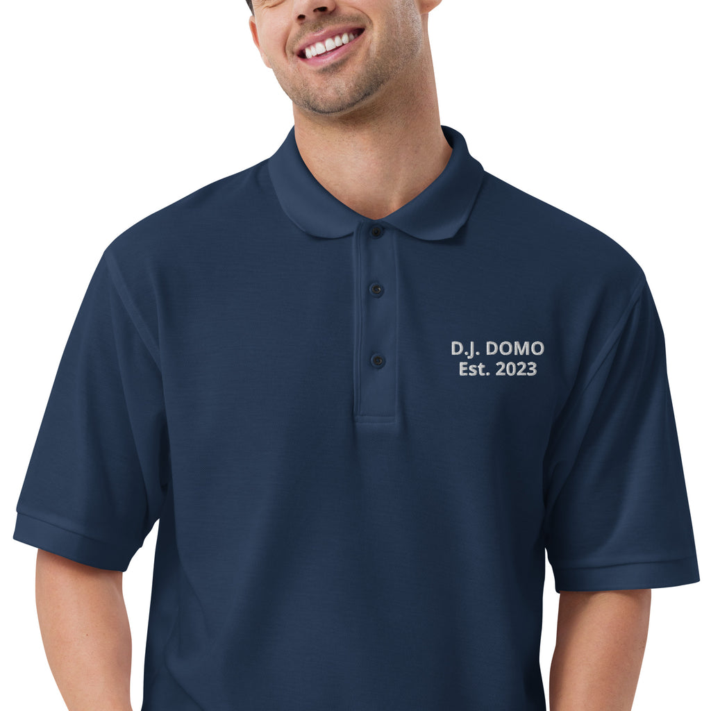 "Est" Men's Premium Polo Multi Color/White
