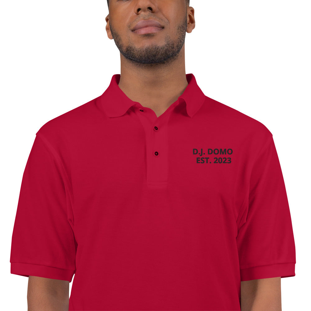 "Est" Men's Premium Polo Multi Color/Black