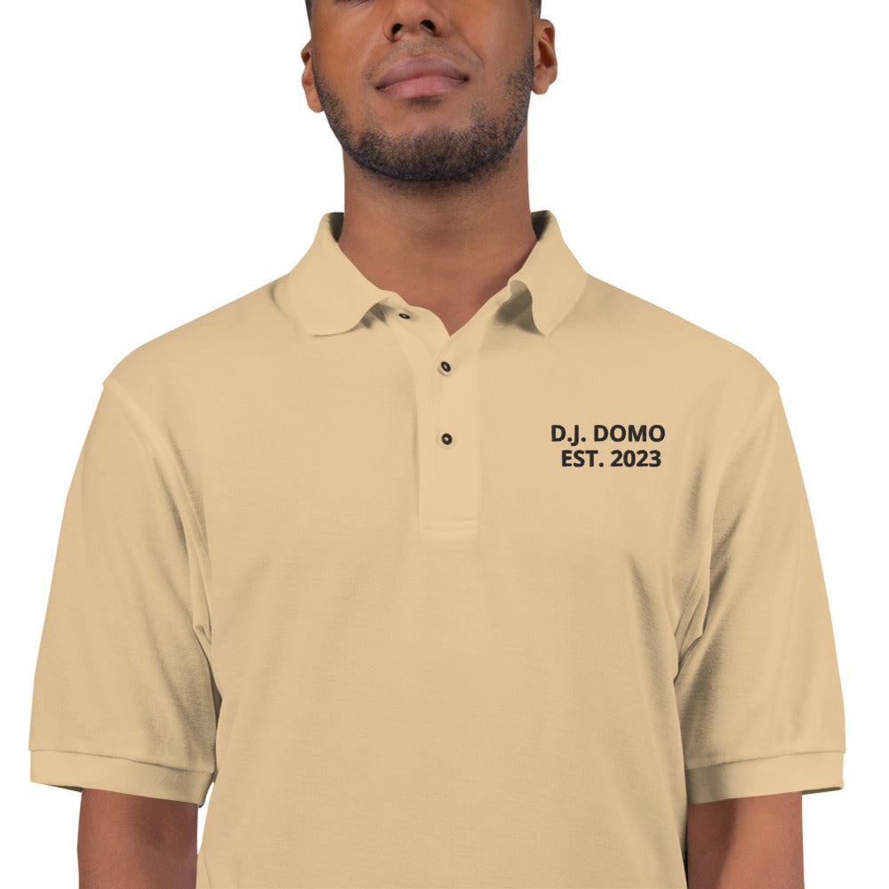 "Est" Men's Premium Polo Multi Color/Black