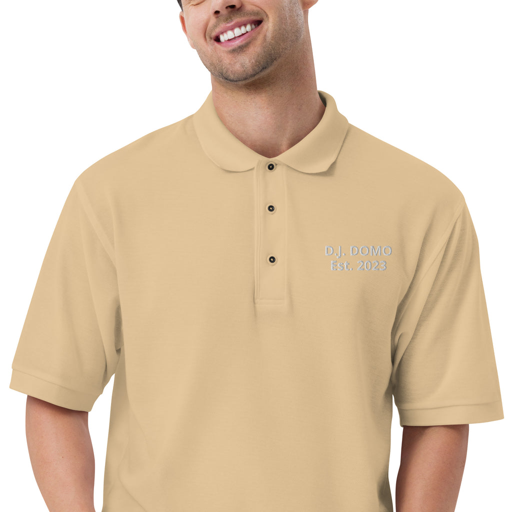 "Est" Men's Premium Polo Multi Color/White