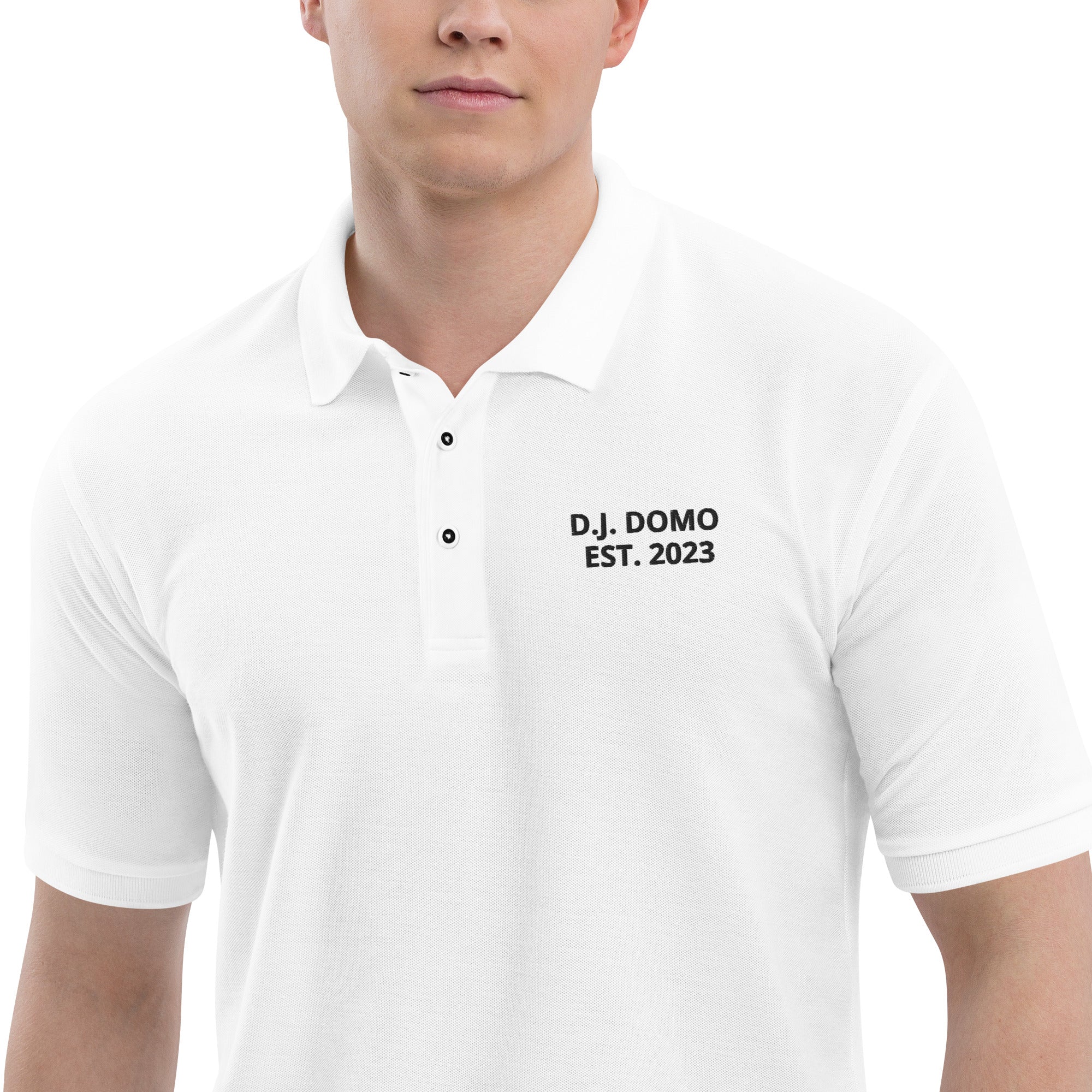 "Est" Men's Premium Polo Multi Color/Black