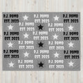 Throw Blanket Gray/Black/White