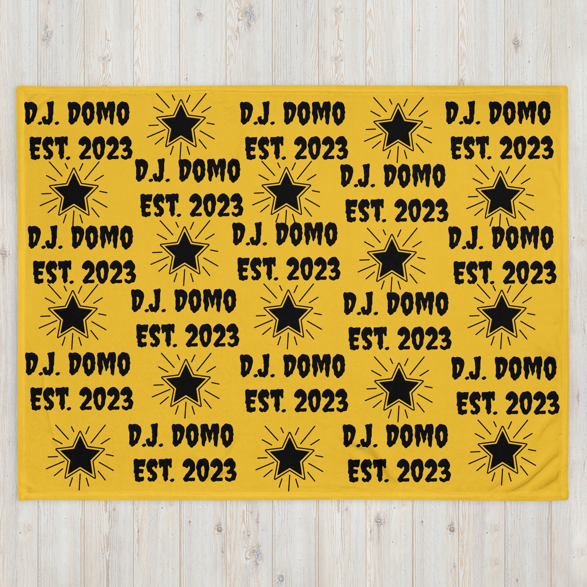 Throw Blanket Gold/Black