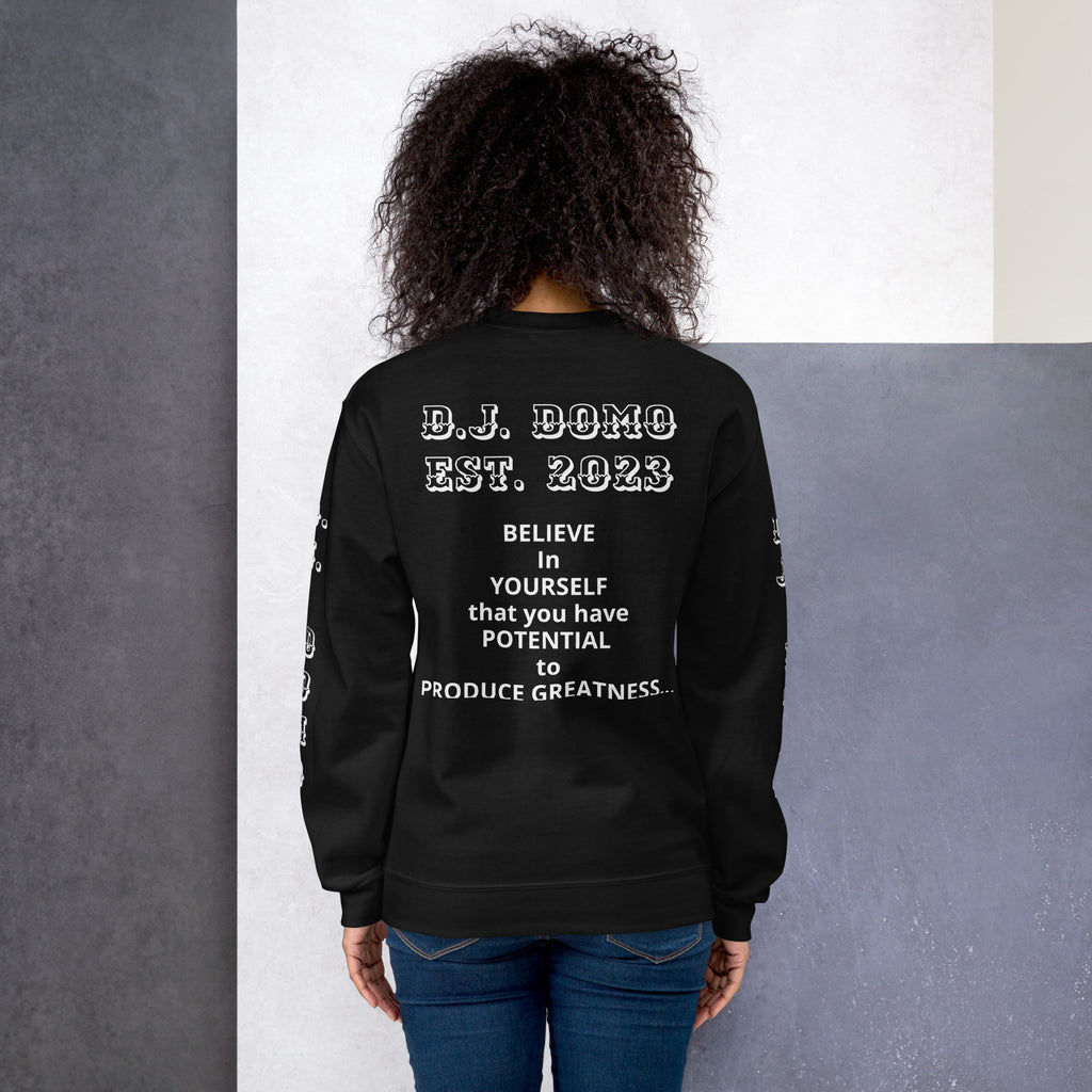 "Melting Basketball" Unisex Sweatshirts White