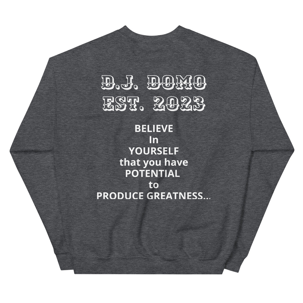 "Melting Basketball" Unisex Sweatshirts White