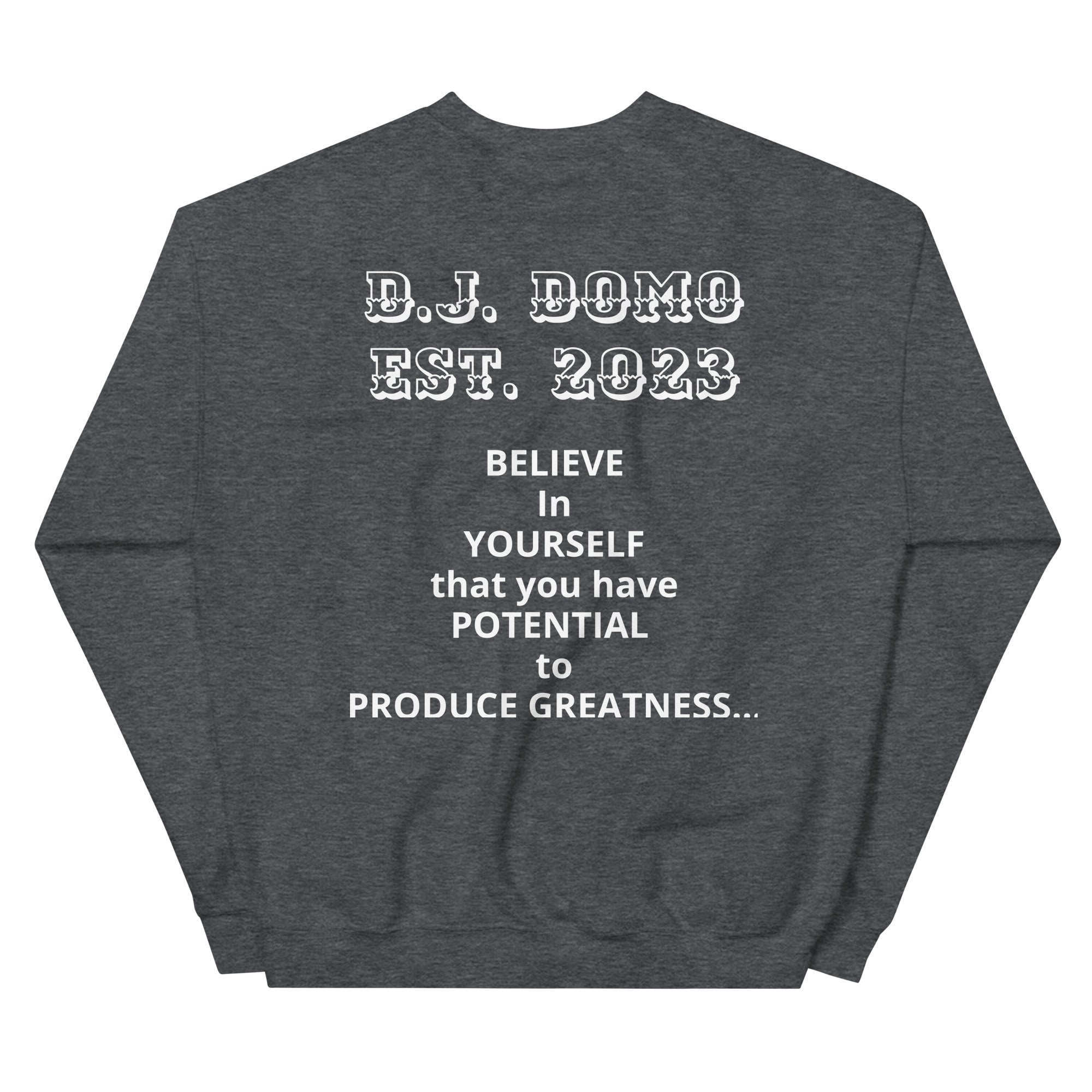 "Melting Basketball" Unisex Sweatshirts White