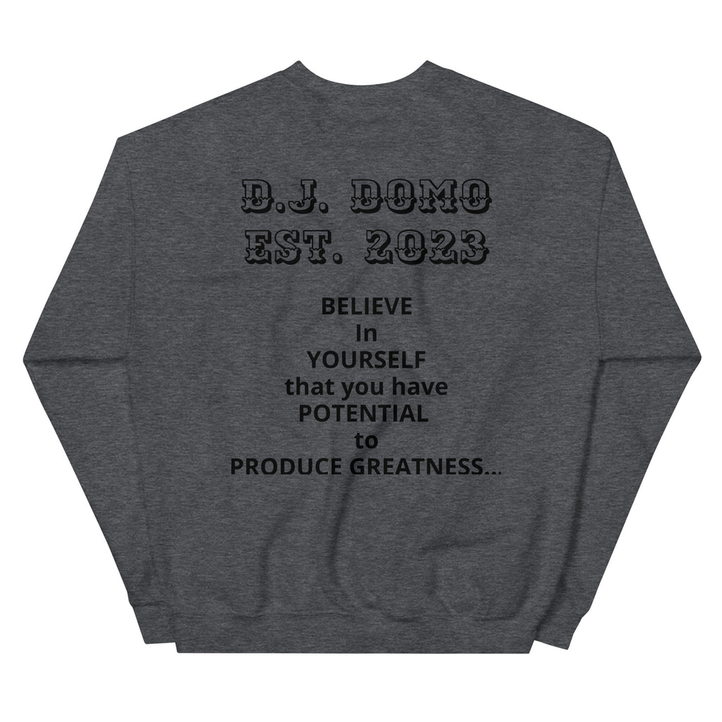 "Melting Basketball" Unisex Sweatshirts Black