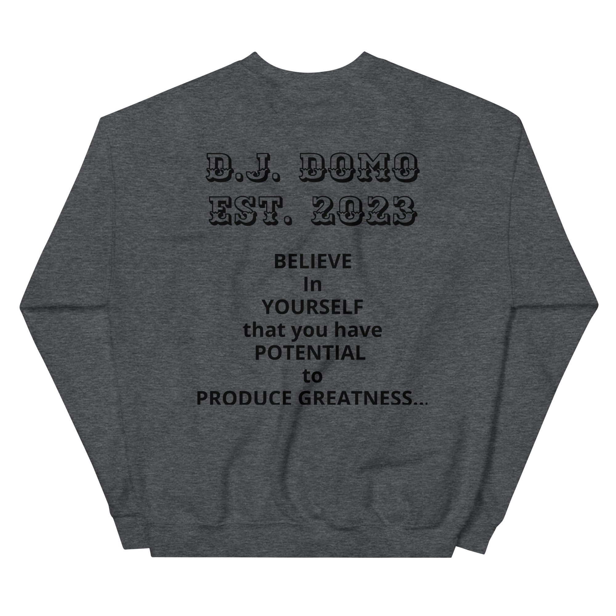 "Melting Basketball" Unisex Sweatshirts Black