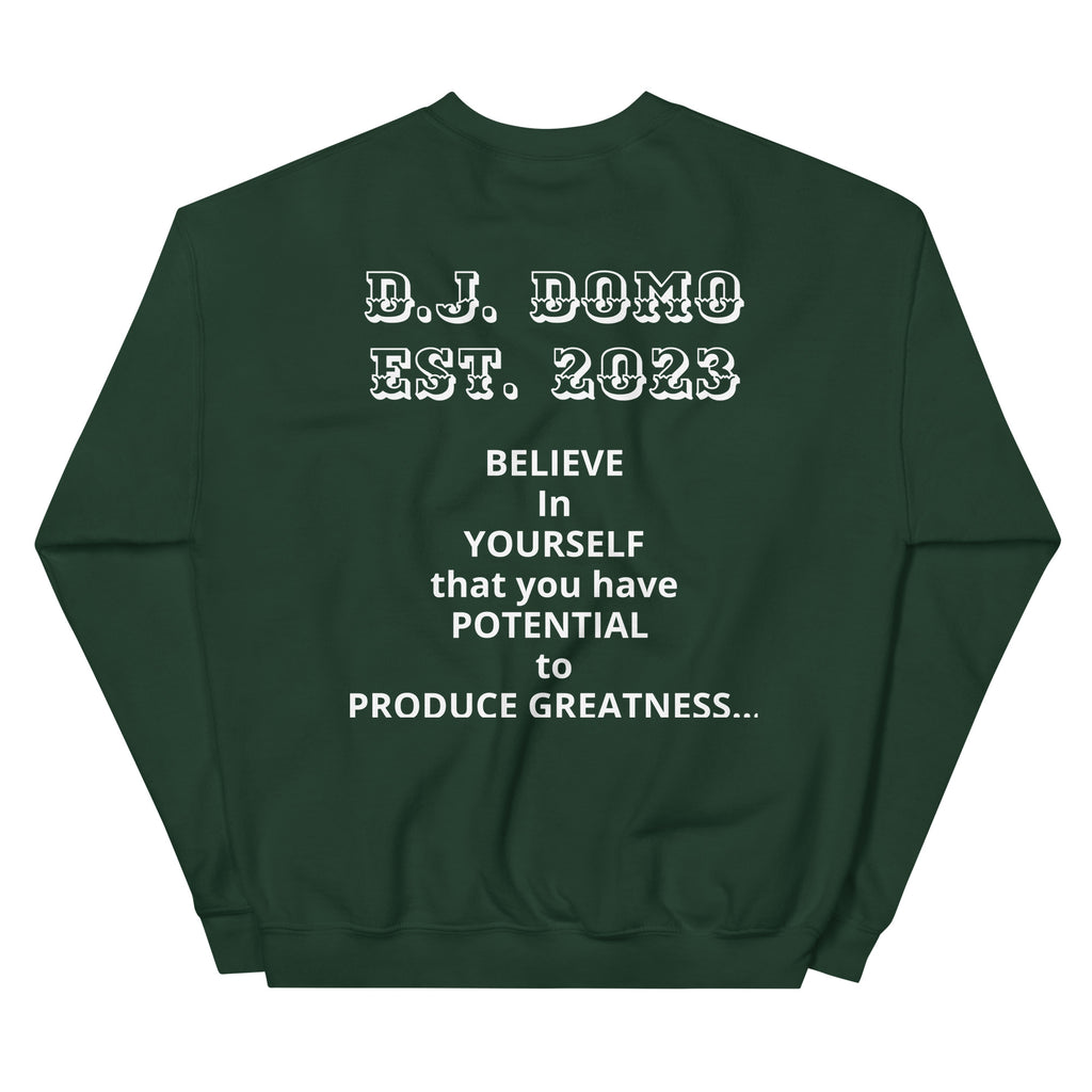 "Melting Basketball" Unisex Sweatshirts White
