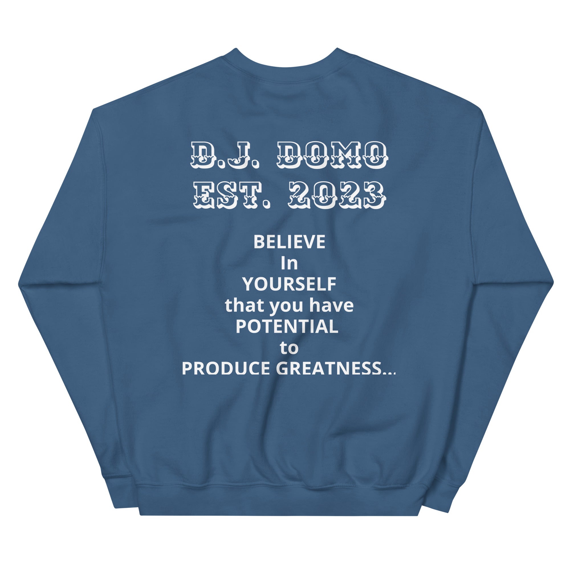 "Melting Basketball" Unisex Sweatshirts White