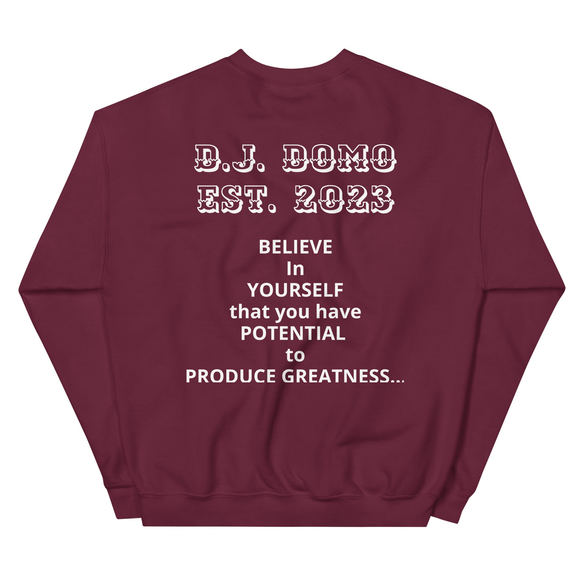 "Melting Basketball" Unisex Sweatshirts White
