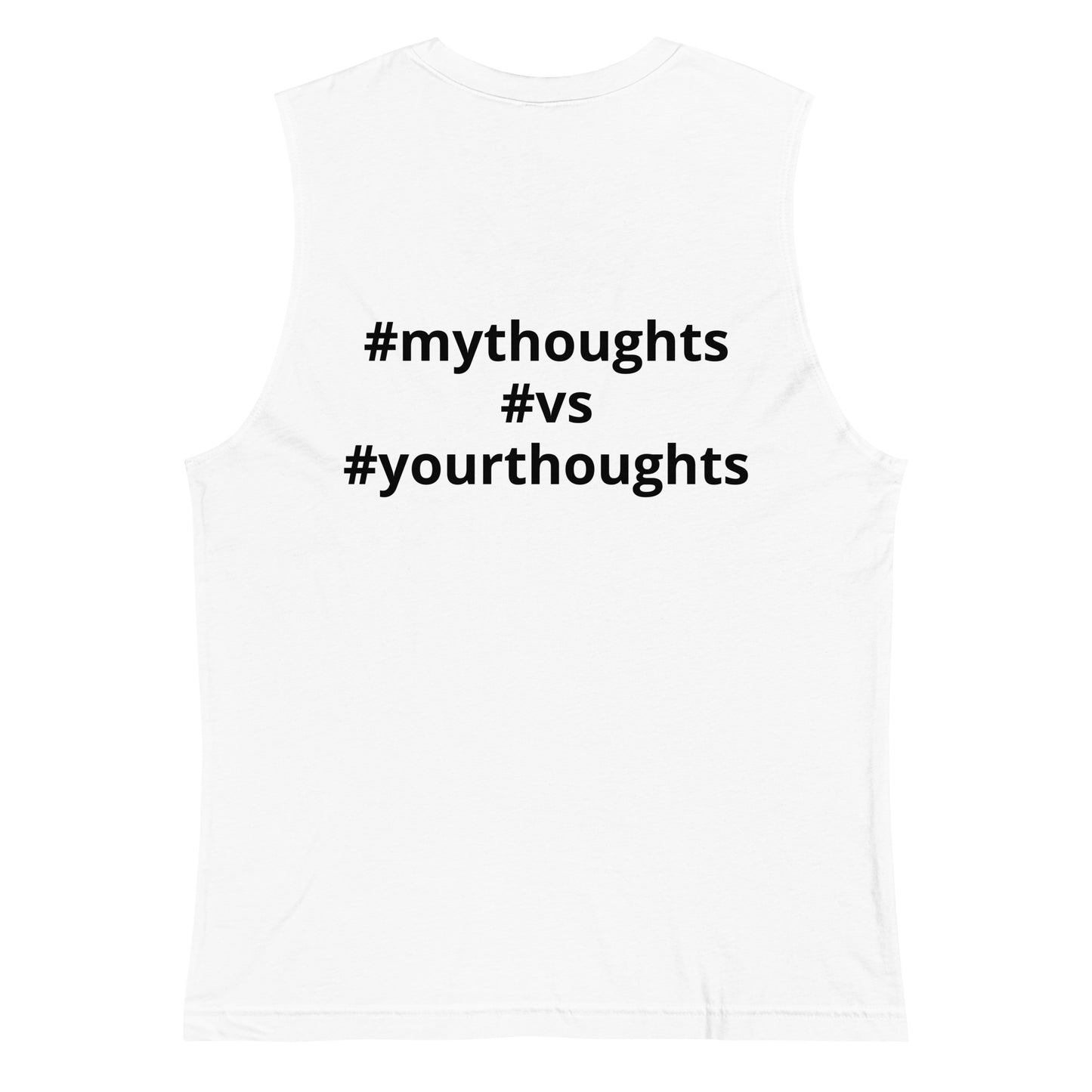 D.J. Domo "M vs Y" Unisex Muscle Shirt White/Black
