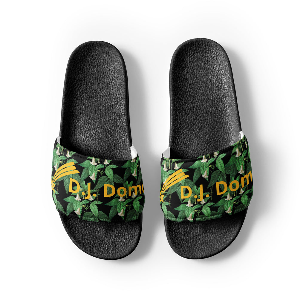 "Gold Star" Women Slides Black or White Bottoms