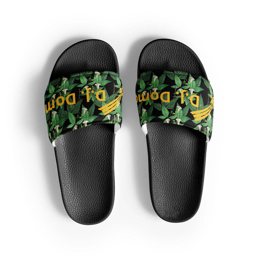 "Gold Star" Women Slides Black or White Bottoms
