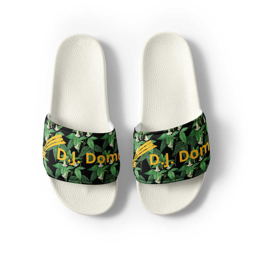 "Gold Star" Women Slides Black or White Bottoms