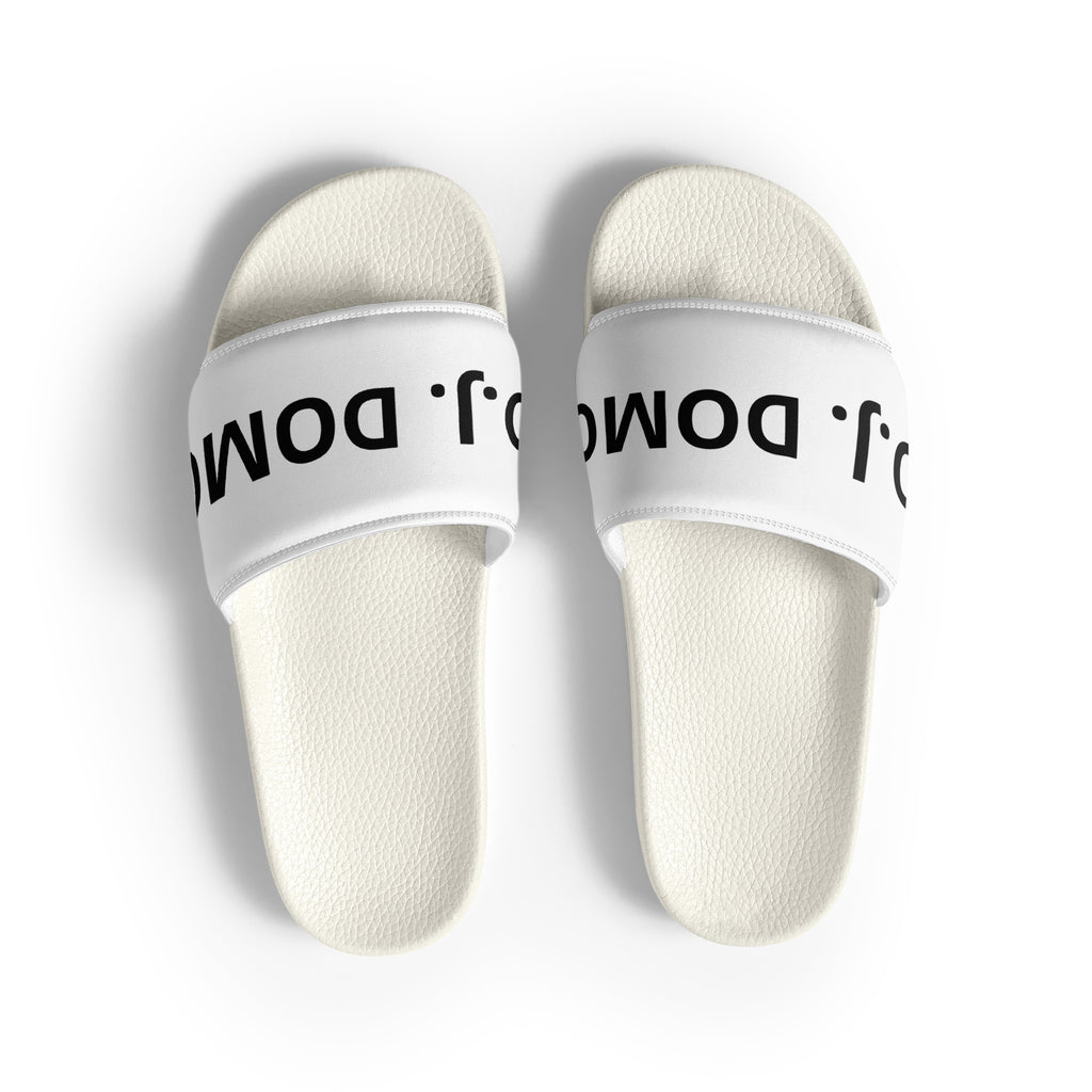 "Classic" Women Slides White/White or Black Bottoms