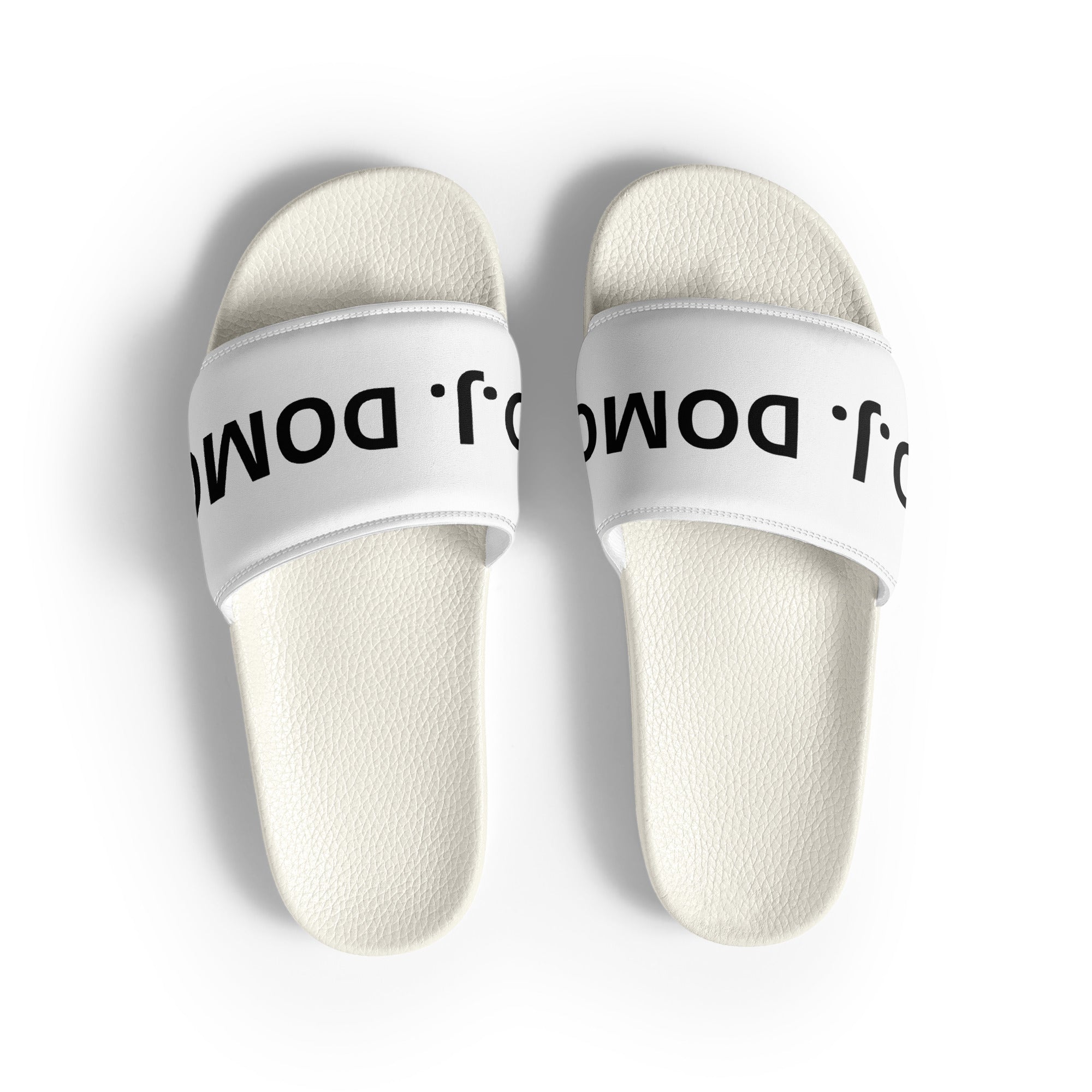 "Classic" Women Slides White/White or Black Bottoms